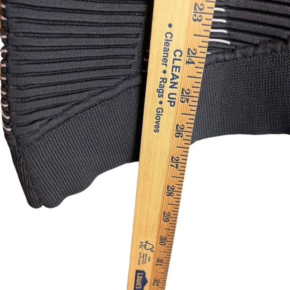 Under Armour Womens IntelliKnit Balaclava Hoodie Performance Top M Gray Black Wh - Picture 9 of 12